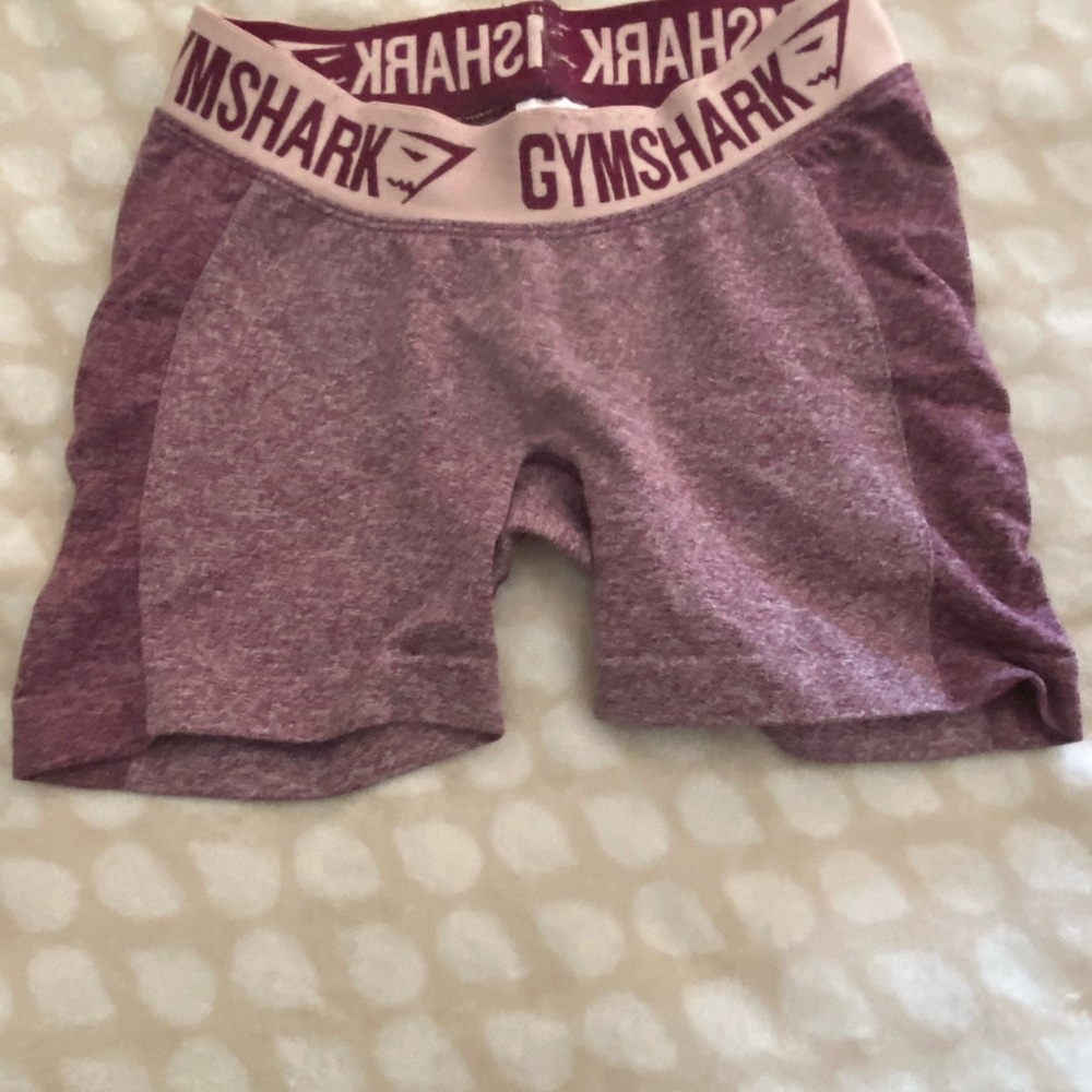 Gymshark Women's Heathered Purple Athletic Shorts